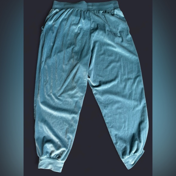 Victoria’s Secret ON POINT Women’s Joggers Velvet Teal Size L - Picture 3 of 6